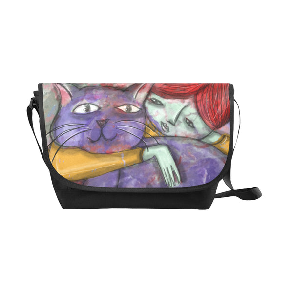 GATTO VIOLA - MESSENGER BAG