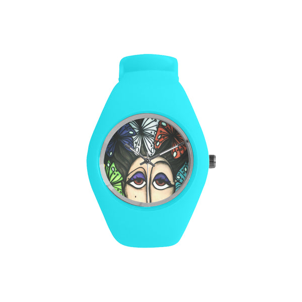 FARFALLE NELLA TESTA - OROLOGIO IN SILICONE