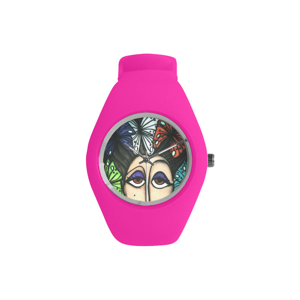 FARFALLE NELLA TESTA - OROLOGIO IN SILICONE