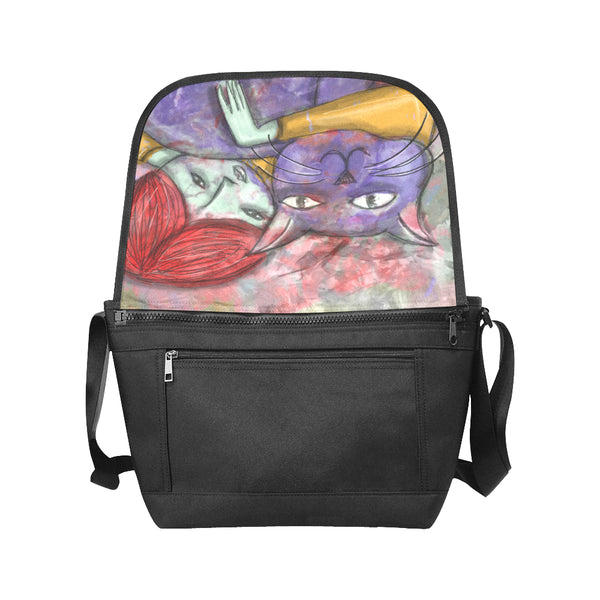 GATTO VIOLA - MESSENGER BAG