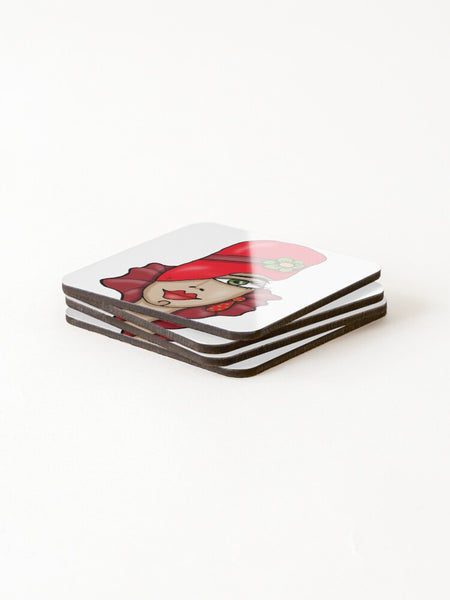 VINTAGE LADY - SOTTOBICCHIERI (set da 4) su ordinazione